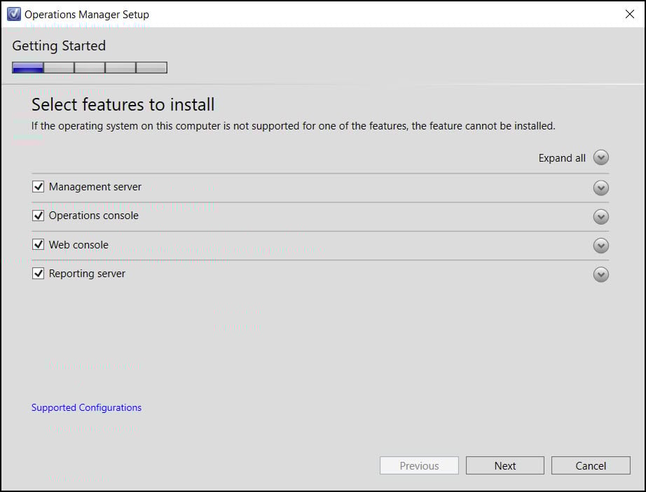 New SCOM 2022 Install Guide | Operations Manager 2022 33 Select SCOM 2022 Features to Install