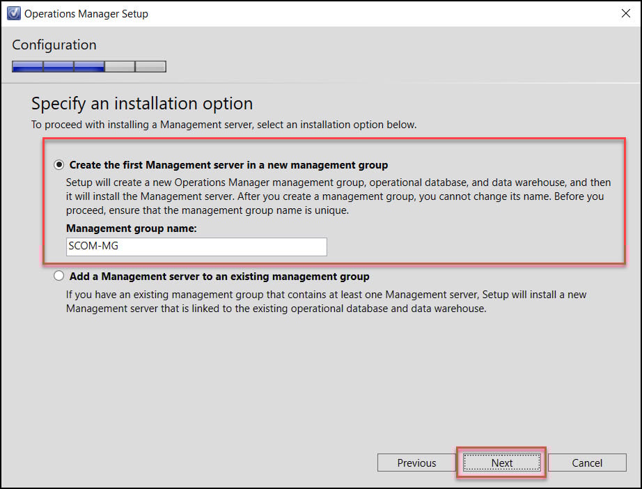 New SCOM 2022 Install Guide | Operations Manager 2022 36 Create New Management Group