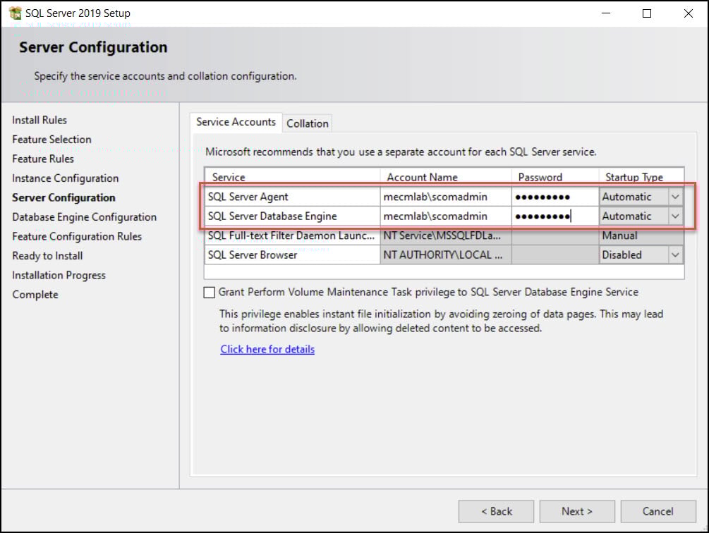 New SCOM 2022 Install Guide | Operations Manager 2022 6 Specify SQL Server Service Accounts