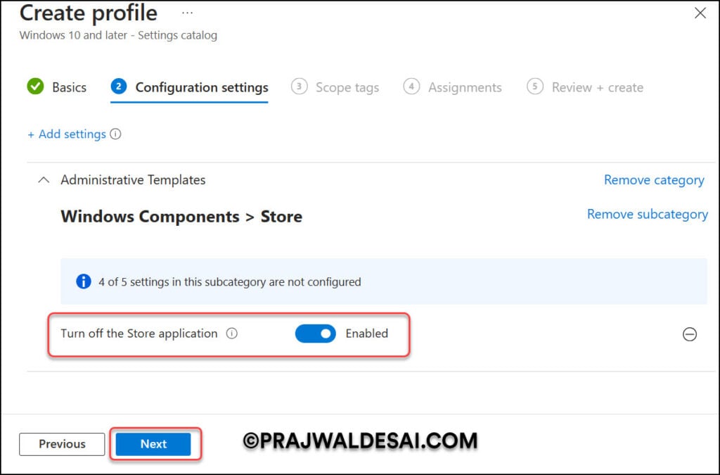 Enable or Disable Microsoft Store on Windows: 7 Best Methods 11 Turn off Microsoft Store Apps using Intune