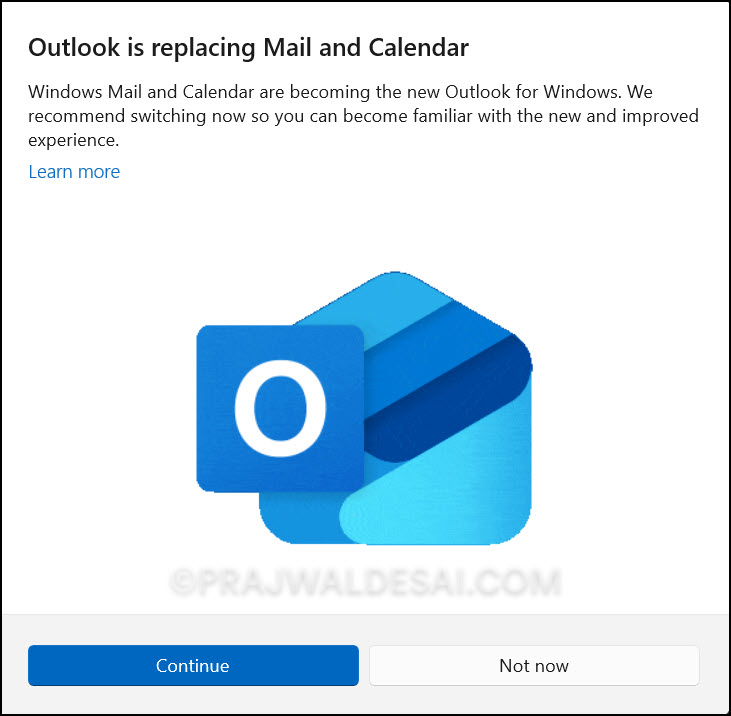 Uninstall Mail and Calendar Apps on Windows 11/10 1 Outlook is replacing Mail and Calendar