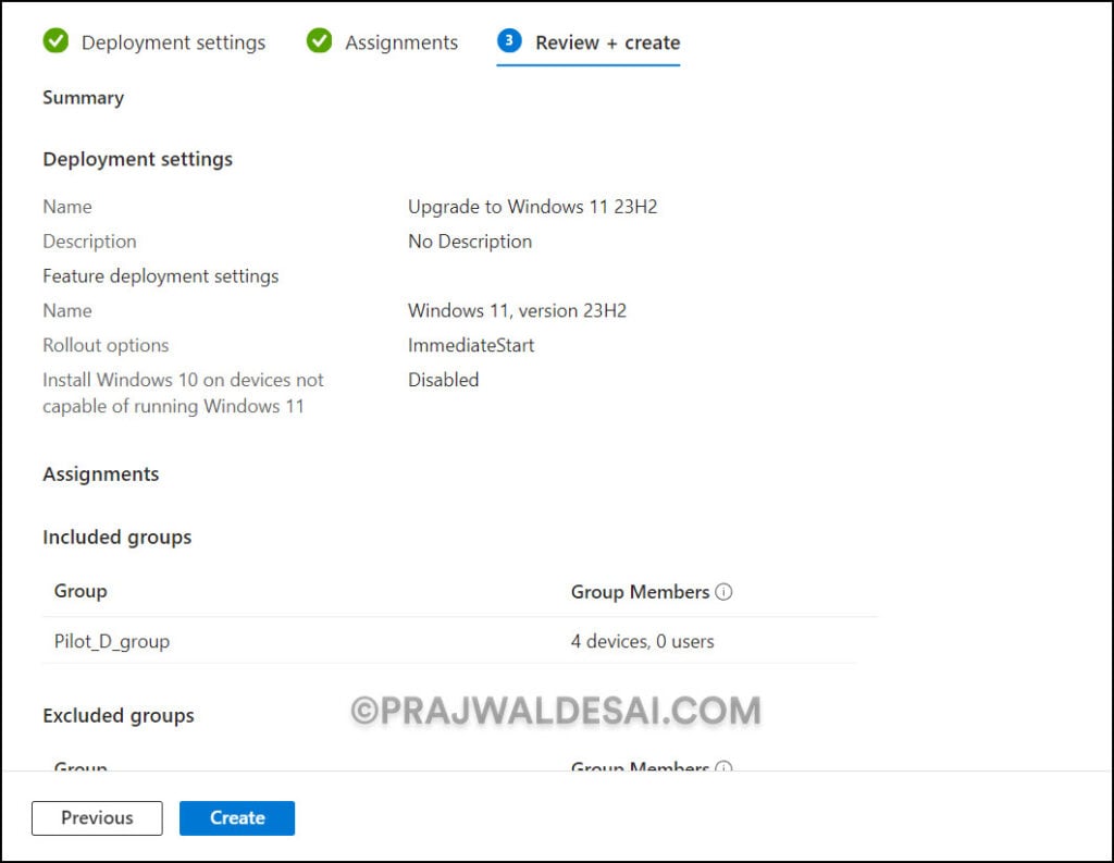 Upgrade to Windows 11 23H2 using Intune: Step-by-Step Guide 4 Feature Update Policy for Windows 11 23H2