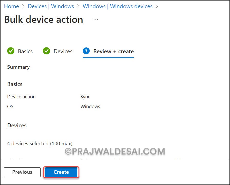 6 Ways to Manually Sync Intune Policies on Windows Devices 17 Use Bulk Device Actions to Force Intune Policy Sync