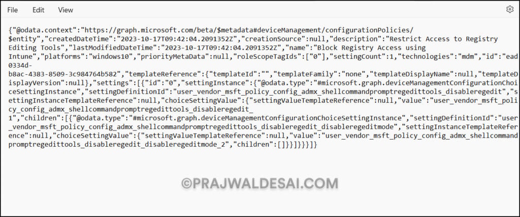 3 Ways to Export Intune Device Configuration Profiles 6 Export Device Configuration Profiles as JSON File