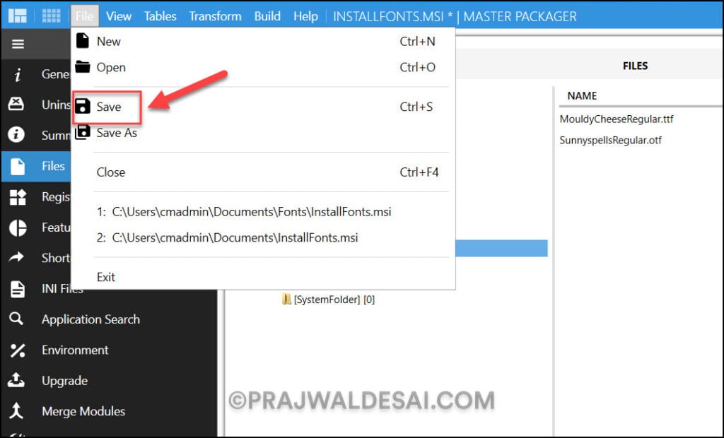 Deploy Fonts using Intune: 3 Proven Methods 21 Use Master Packager to Install Fonts using Intune