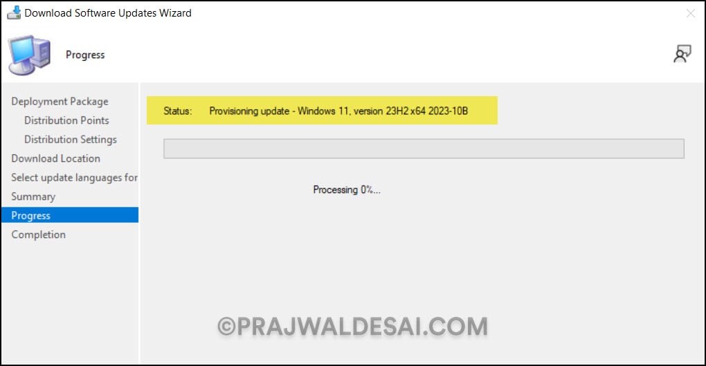 Windows 11 23H2 Upgrade using SCCM | ConfigMgr 6 Windows 11 23H2 Enablement Package update downloading