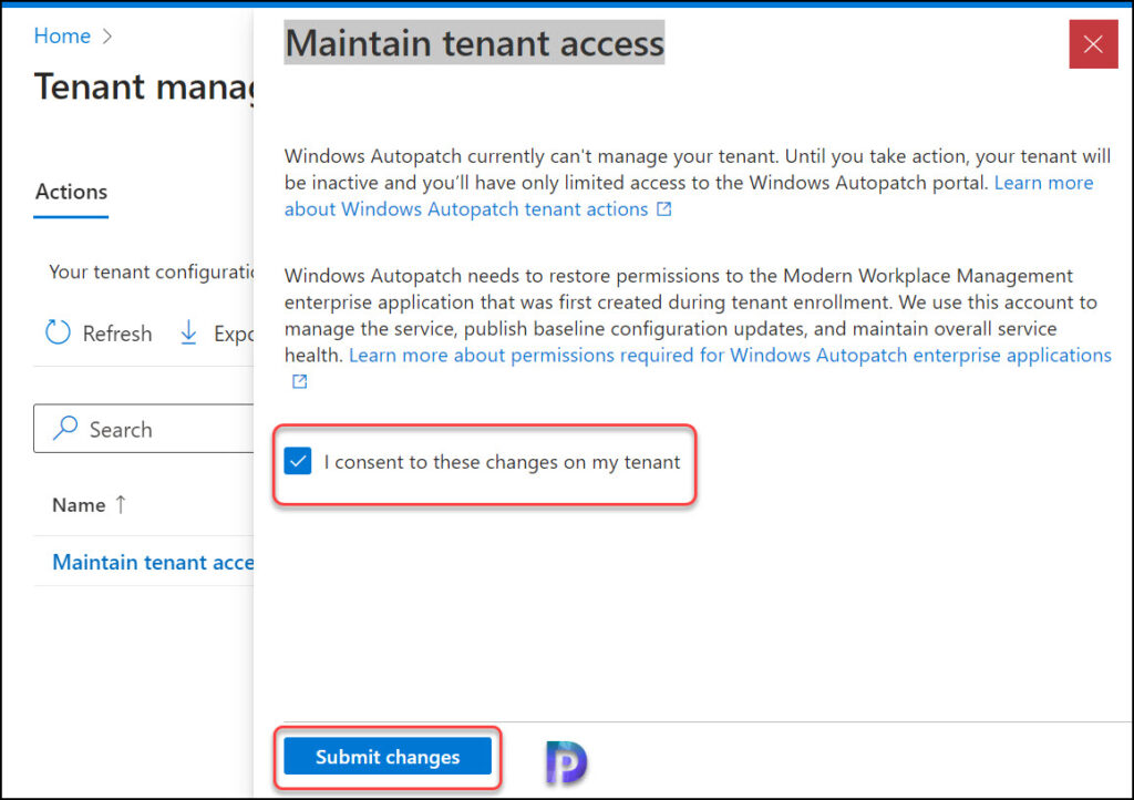 Fix Windows Autopatch is Inactive Error: 2 Proven Solutions 3 Allow Windows Autopatch to Maintain Tenant Access