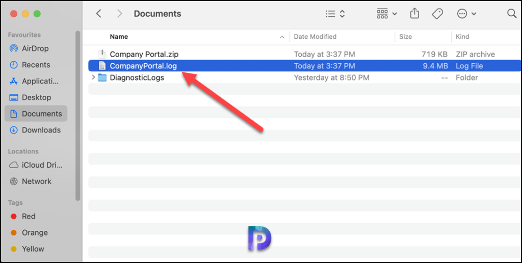 How to Collect Intune Logs from MacOS Devices 6 Extract the CompanyPortal.log