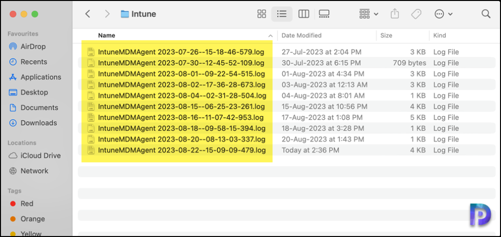 How to Collect Intune Logs from MacOS Devices 8 Collect Intune MDM Agent logs from macOS Devices