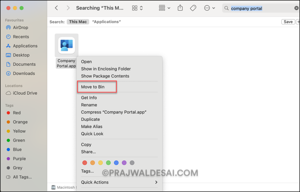 Remove Device from Company Portal for macOS 5 Uninstall Company Portal App: unenroll a macOS device in Intune
