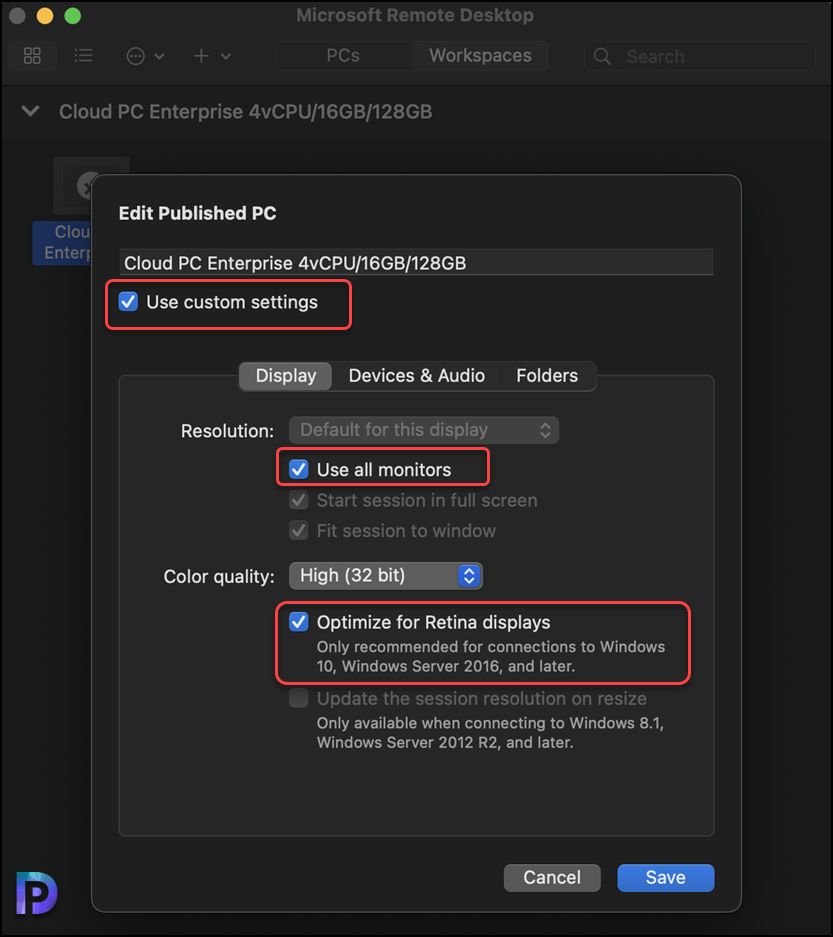 How to Use Multiple Monitors with Windows 365 Cloud PC 10 Using Multiple Monitors with Windows 365 Cloud PC on Mac Devices