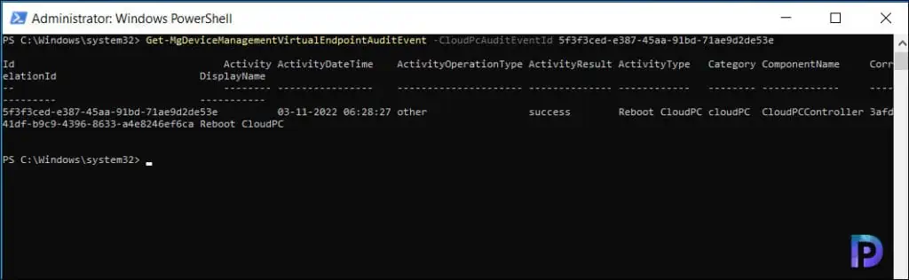 2 Best Methods to Access Windows 365 Cloud PC Audit Logs 10 Get a Single Event using Event ID