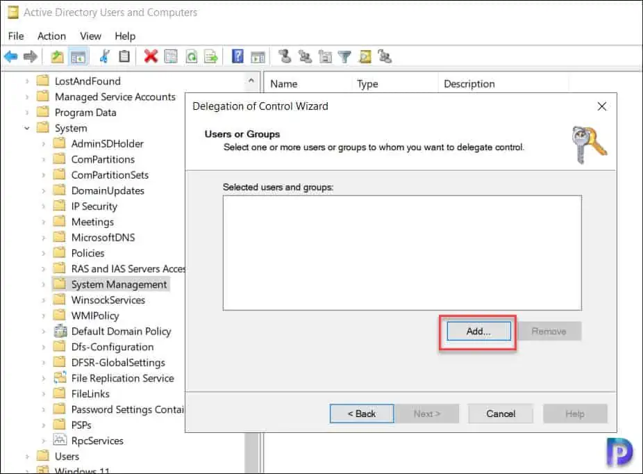 Create System Management Container for SCCM and Extend AD Schema 8 Delegate Permissions to System Management Container