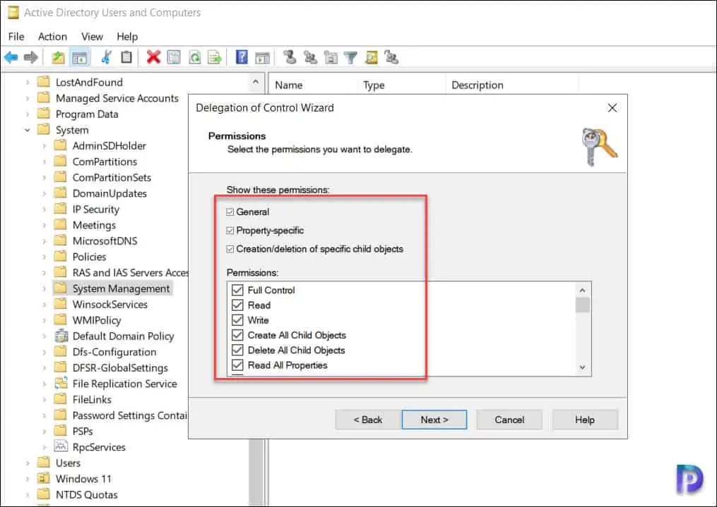 Create System Management Container for SCCM and Extend AD Schema 14 Assign Permissions to System Management Container