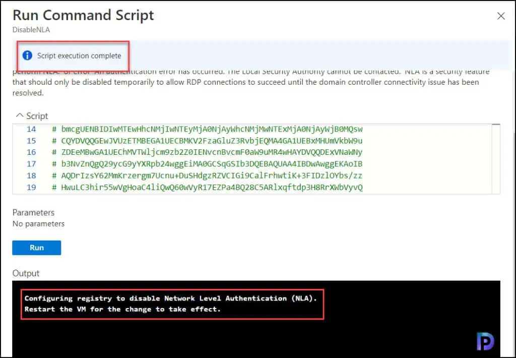 Azure VM Remote Computer Requires Network Level Authentication