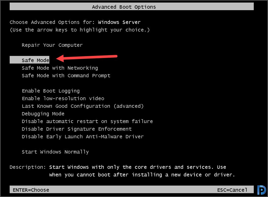 How to Boot Windows VM into Safe Mode 9 Boot Windows VM into Safe Mode