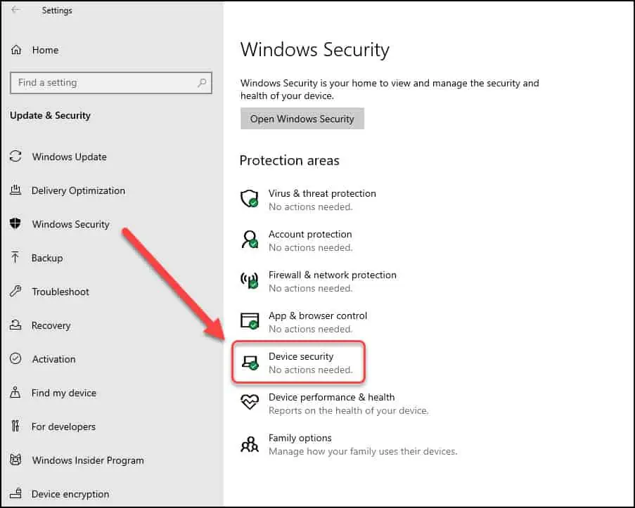 2 Ways to Check Secure Boot Status on Windows 11 2 Check Secure Boot Status via Windows Security Settings