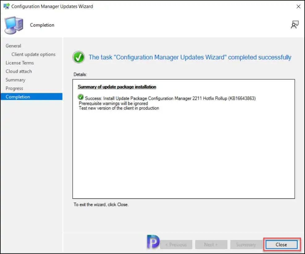 New ConfigMgr 2211 Hotfix Rollup KB16643863 Released 5 Install Configuration Manager 2211 Hotfix Rollup KB16643863