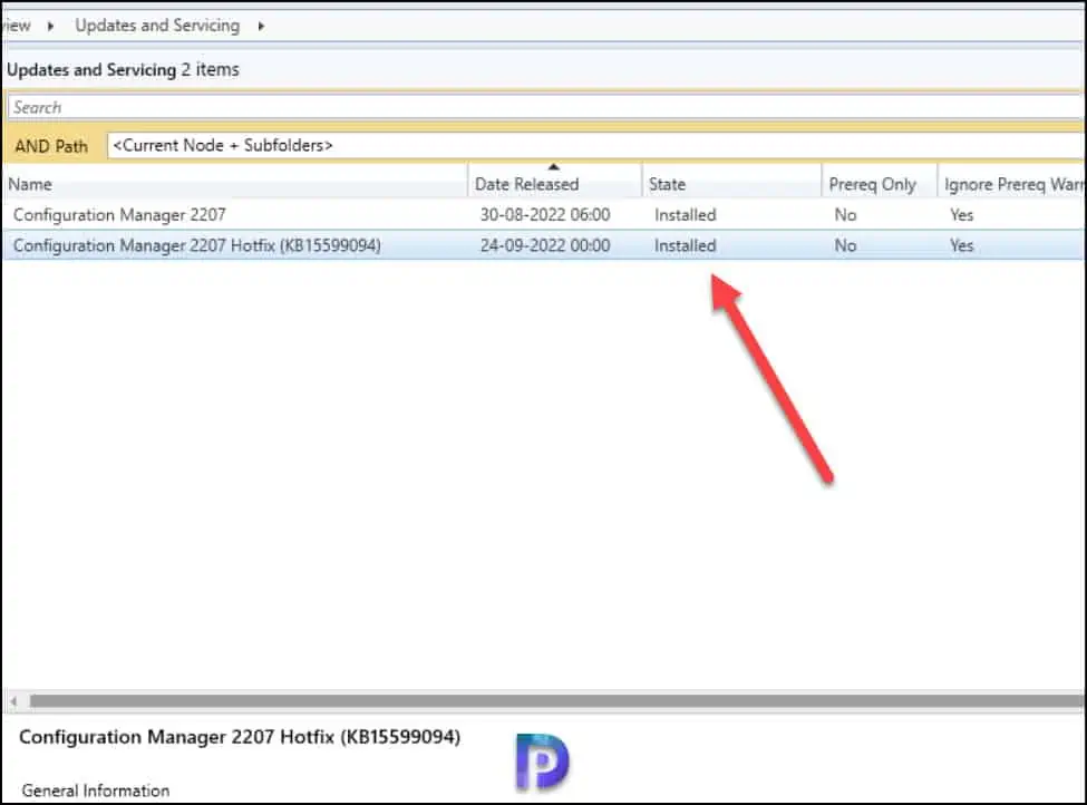 ConfigMgr Hotfix KB15599094 NTLM Client Installation Update 6 SCCM KB15599094 Hotfix Installed