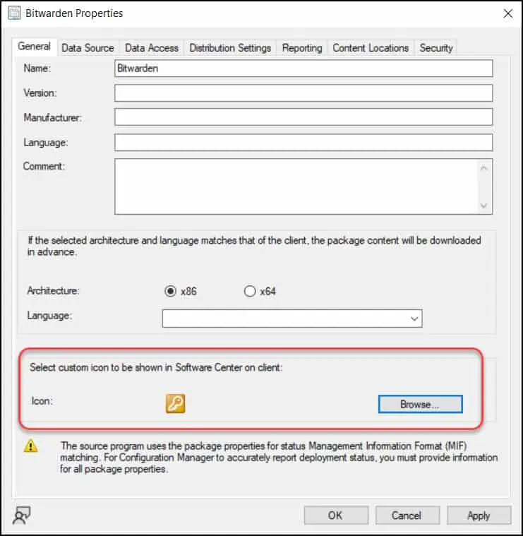 Top 5 SCCM 2203 New Features Overview 5 Icon Support for Packages - Configuration Manager 2203 New Features