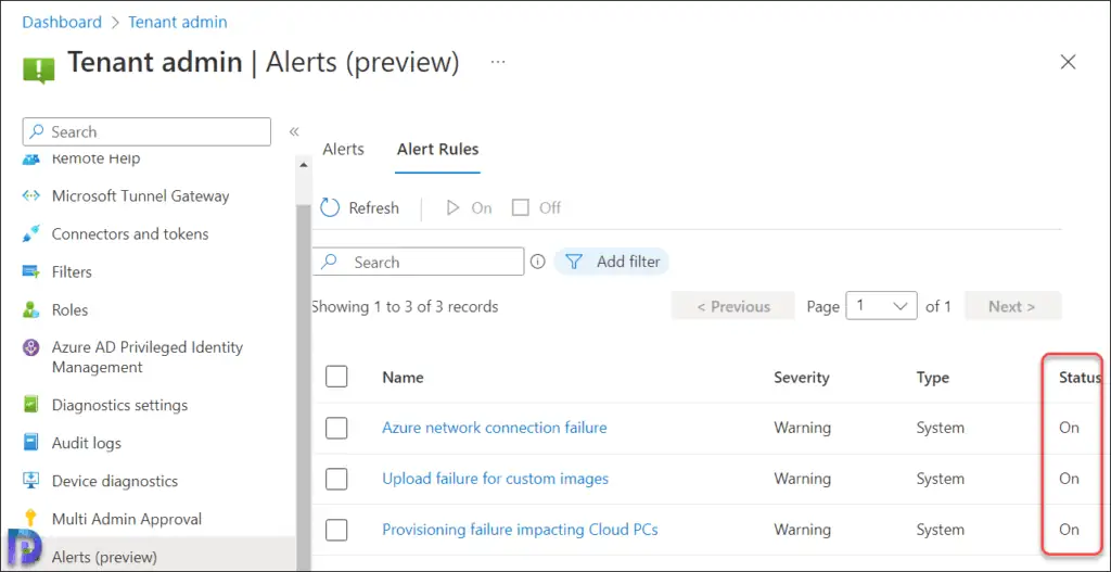 Configure Windows 365 Cloud PC Alerts in Intune 5 Configure Alerts for Windows 365 Cloud PCs in Intune