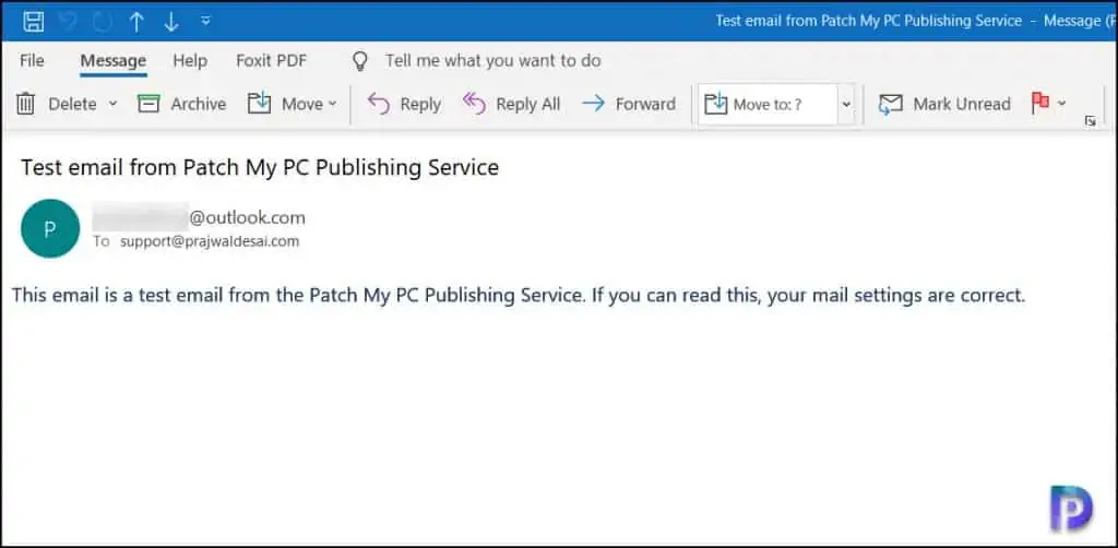 Easy Steps to Configure Email Reports in PatchMyPC 4 Configure Email Reports in PatchMyPC - Test Email