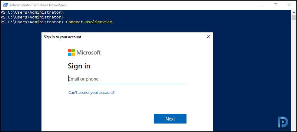 Couldn't Delete this user because the account is synchronized 3 Connect to Azure AD