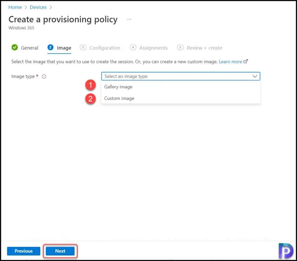 Create a Provisioning Policy in Windows 365 for Cloud PC 4 Cloud PC Device Images in Windows 365