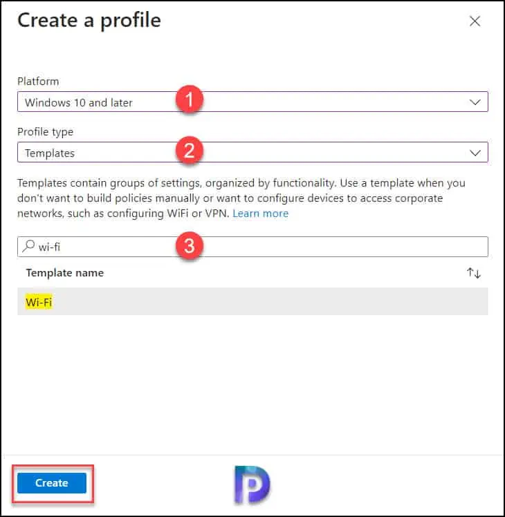 Create a Wi-Fi Profile in Intune: A Step-by-Step Guide 2 Create a Wi-Fi profile for in Intune
