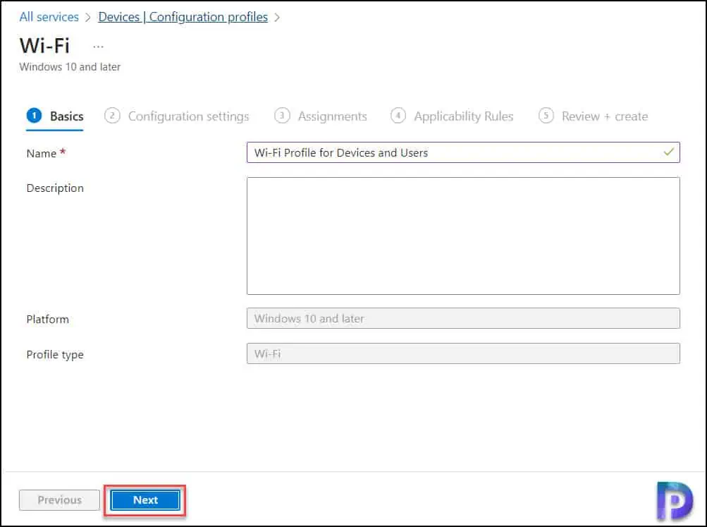 Create a Wi-Fi Profile in Intune: A Step-by-Step Guide 3 Create a Wi-Fi profile for Devices in Intune