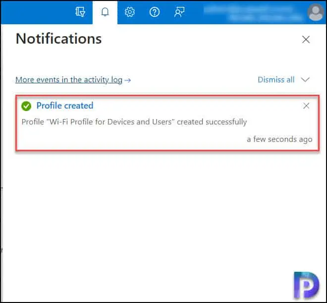 Create a Wi-Fi Profile in Intune: A Step-by-Step Guide 9 Intune Wi-Fi Profile Created Successfully