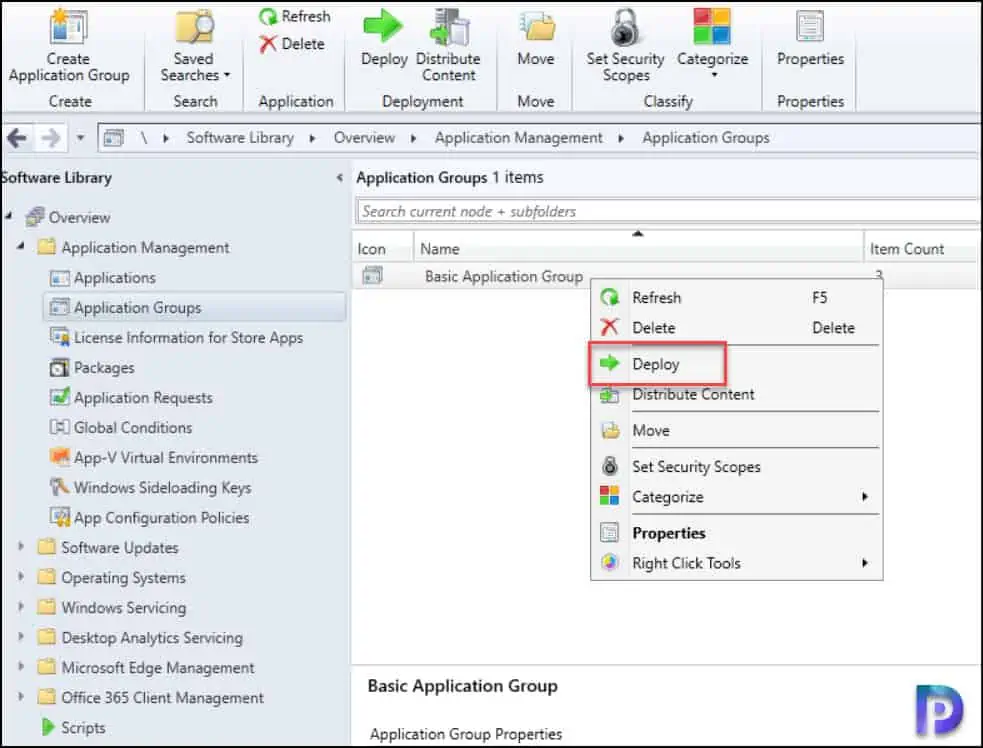 Create and Deploy Application Groups in SCCM | ConfigMgr 10 Deploy SCCM Application Groups