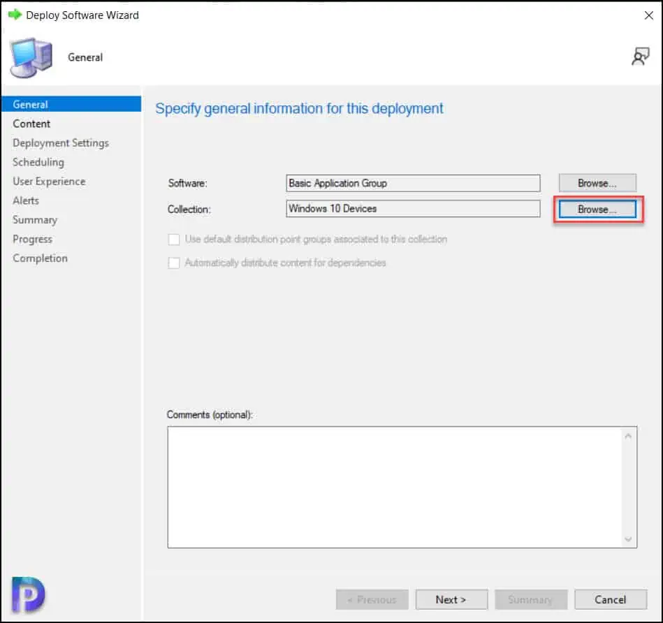 Create and Deploy Application Groups in SCCM | ConfigMgr 11 Deploy SCCM Application Groups | Select Device Collection