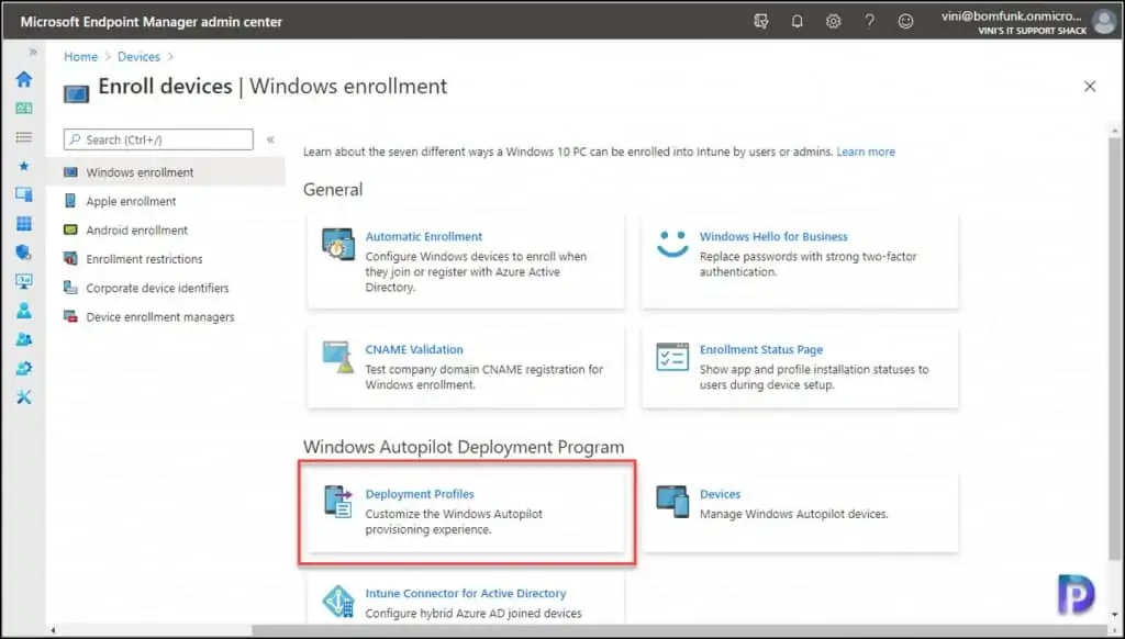 Create Autopilot Profile for HoloLens 2 Devices 11 Windows Autopilot Deployment Program