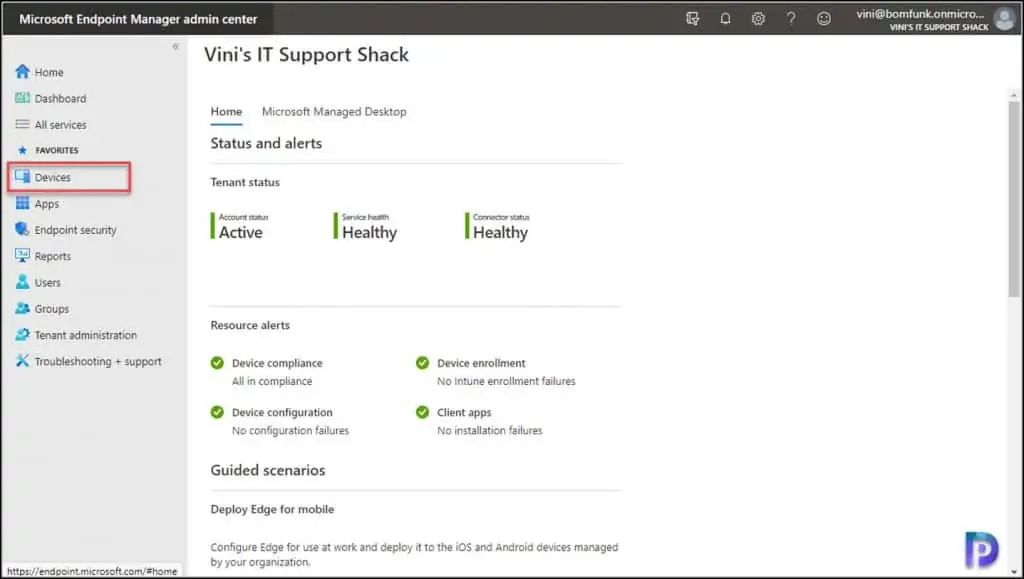 Create Autopilot Profile for HoloLens 2 Devices 9 Endpoint Manager console Devices