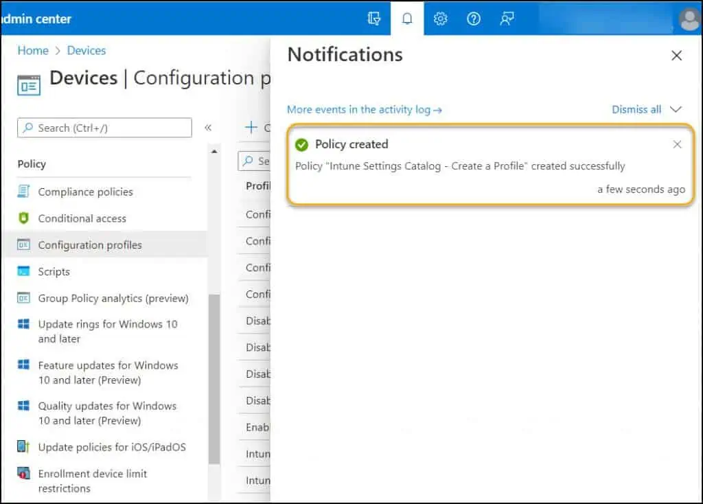 Create Intune Settings Catalog Policy 13 Create Intune Settings Catalog Policy