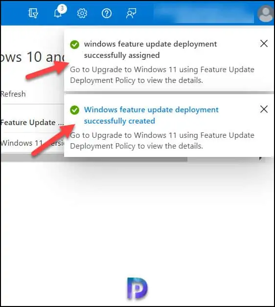 Upgrade to Windows 11 Using Intune Feature Update Deployment 5 Deploy Intune Windows 11 Upgrade Notifications