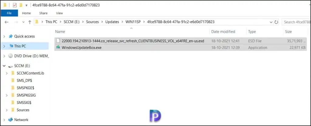 Create SCCM Windows 11 Servicing Plan for In-Place Upgrade 19 Windows 11 Upgrade Files
