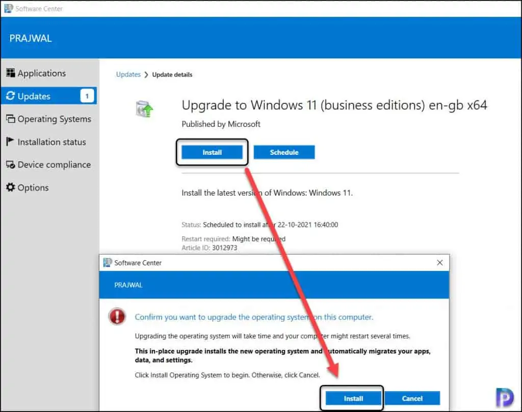 Create SCCM Windows 11 Servicing Plan for In-Place Upgrade 20 Windows 11 Upgrade using SCCM Servicing Plan