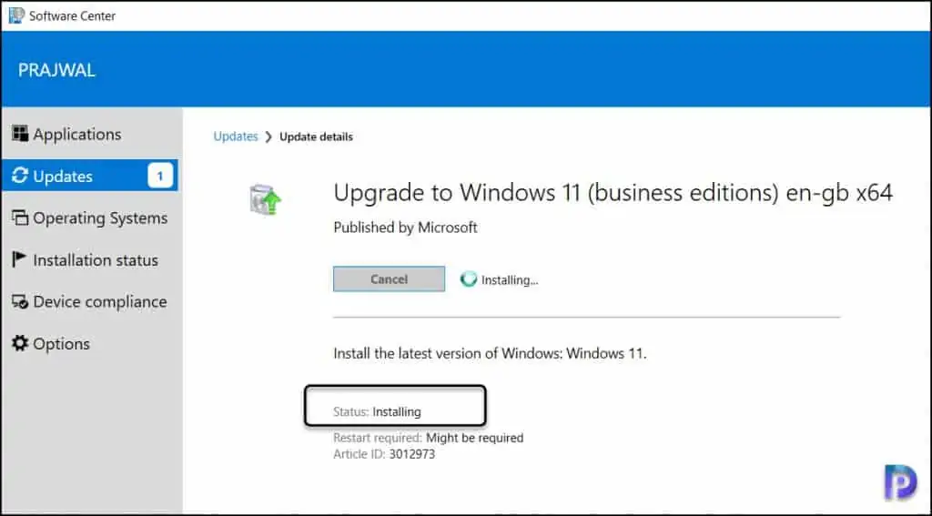 Create SCCM Windows 11 Servicing Plan for In-Place Upgrade 21 Windows 11 Upgrade using SCCM Servicing Plan