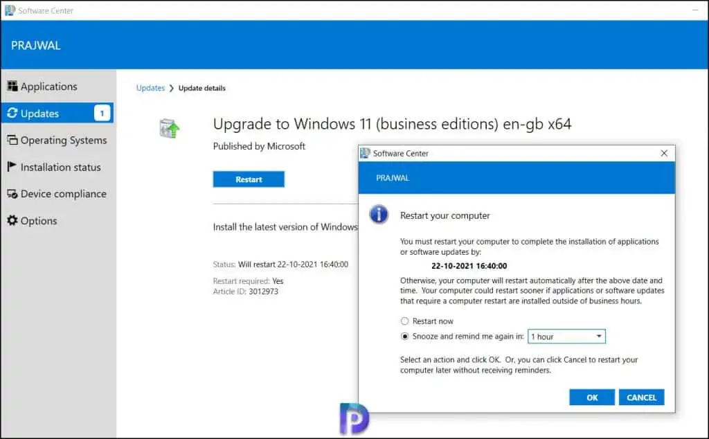 Create SCCM Windows 11 Servicing Plan for In-Place Upgrade 22 Windows 11 Upgrade
