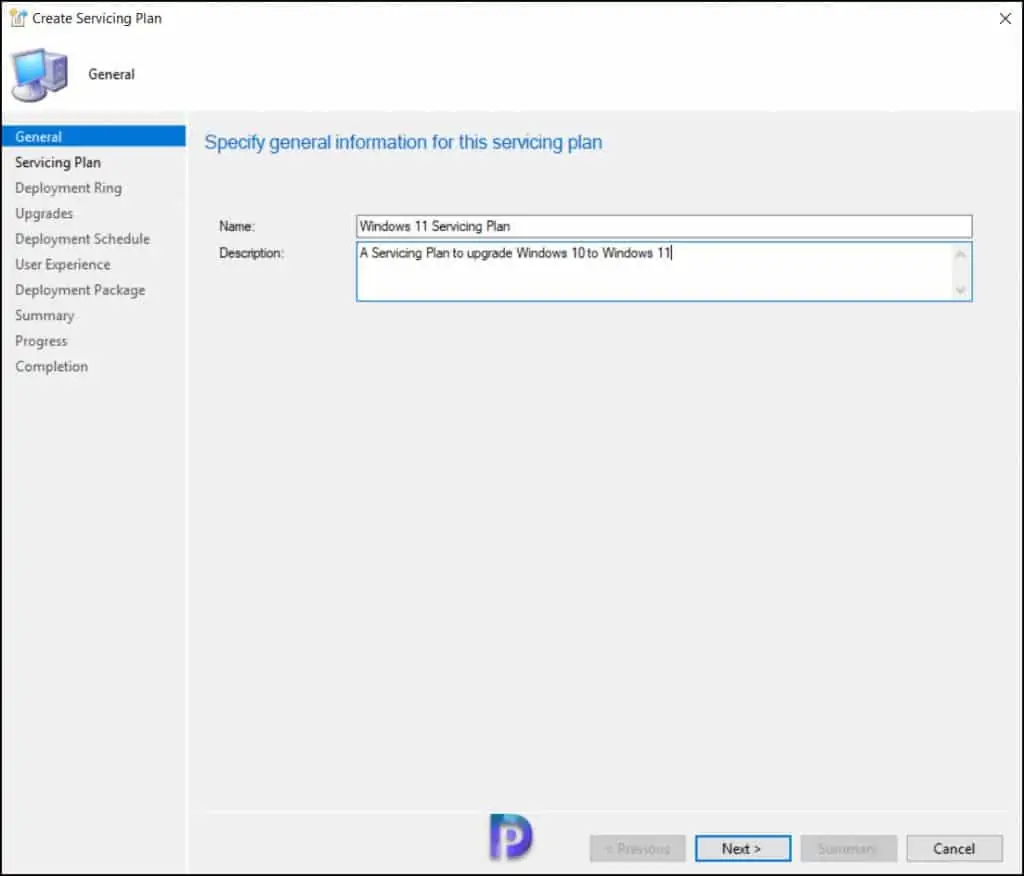 Create SCCM Windows 11 Servicing Plan for In-Place Upgrade 3 Create SCCM Windows 11 Servicing Plan