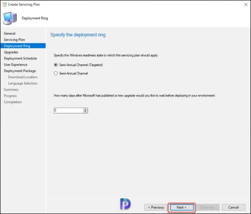 Create SCCM Windows 11 Servicing Plan for In-Place Upgrade 5 Create SCCM Windows 11 Servicing Plan