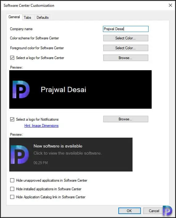 The Best Guide to Customize ConfigMgr Software Center 3 Software Center Customization Options