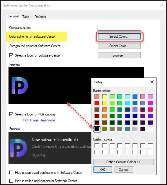 The Best Guide to Customize ConfigMgr Software Center 4 Customize ConfigMgr Software Center - Color Scheme for Software Center