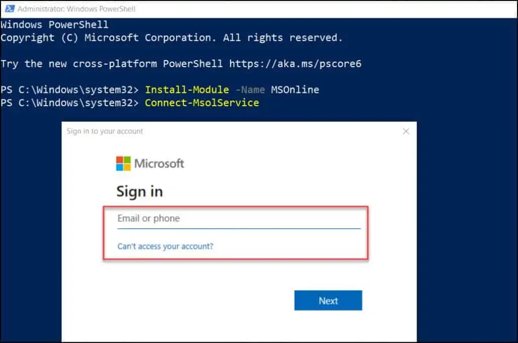 How To Delete Orphaned Groups in Azure AD PowerShell 2 Connect to Azure AD using PowerShell