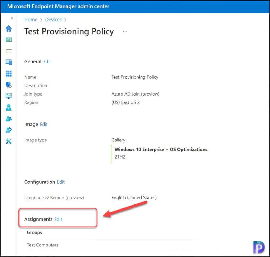 Delete provisioning policies from Cloud PCs in Windows 365 3 Remove Cloud PC Provisioning Policy Assignments