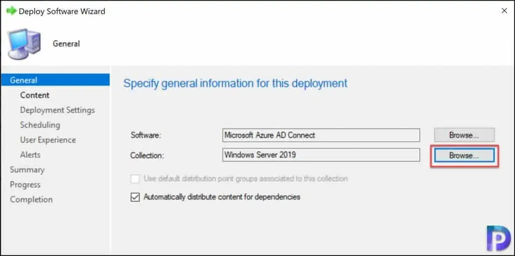 Deploy Azure AD connect using SCCM