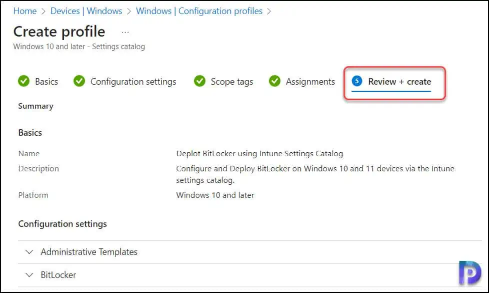 How to Deploy Bitlocker using Intune Settings Catalog 📑 11 Deploy Bitlocker using Intune Settings Catalog
