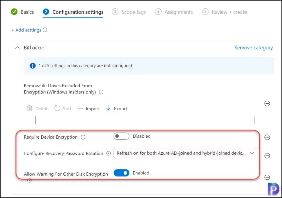 How to Deploy Bitlocker using Intune Settings Catalog 📑 5 Configure Bitlocker Settings | Deploy Bitlocker using Intune Settings Catalog